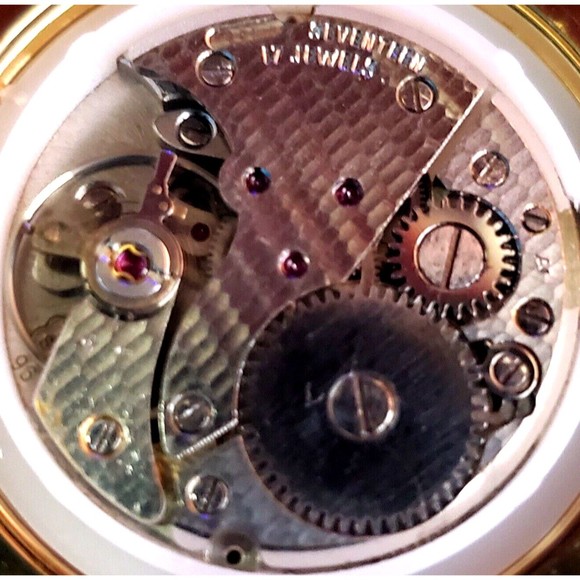 Rare Amazing Color Roamer Mechanical Swiss Watch Restored Serviced‎ GLD-GRN-BLK - Picture 11 of 11